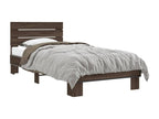 Cadre de lit sans matelas chêne marron 100x200 cm WAYL31649
