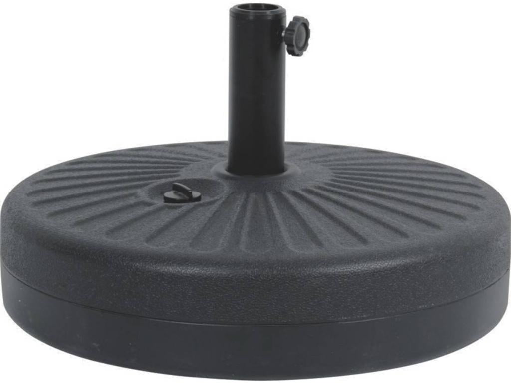 Parasol de jardin droit Alu Sol - Rond - 3m - Boislis - Avec pied à Boislis WEEJ22664