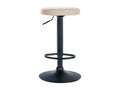 Tabouret de bar x1 métal crème 38,5x38,5x60 cm 10 0005343 BIVP18486