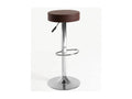 Tabouret original simili cuir marron Yomika LIVN19152