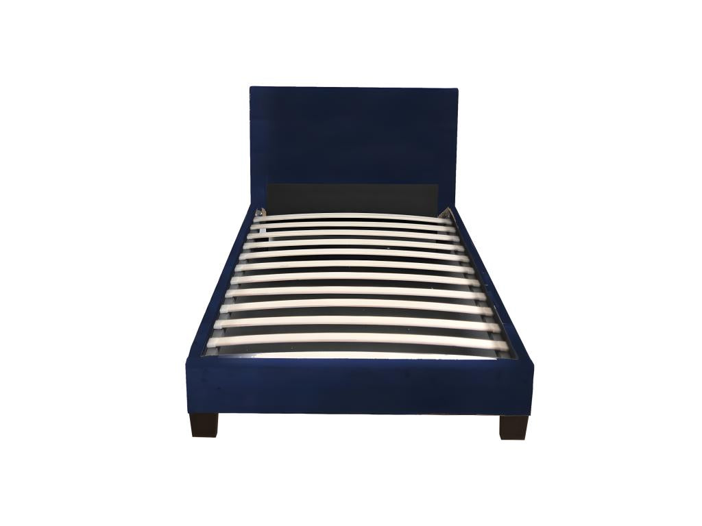 Lit Boislis 90x190 1 sommier / Bleu KRXV01391