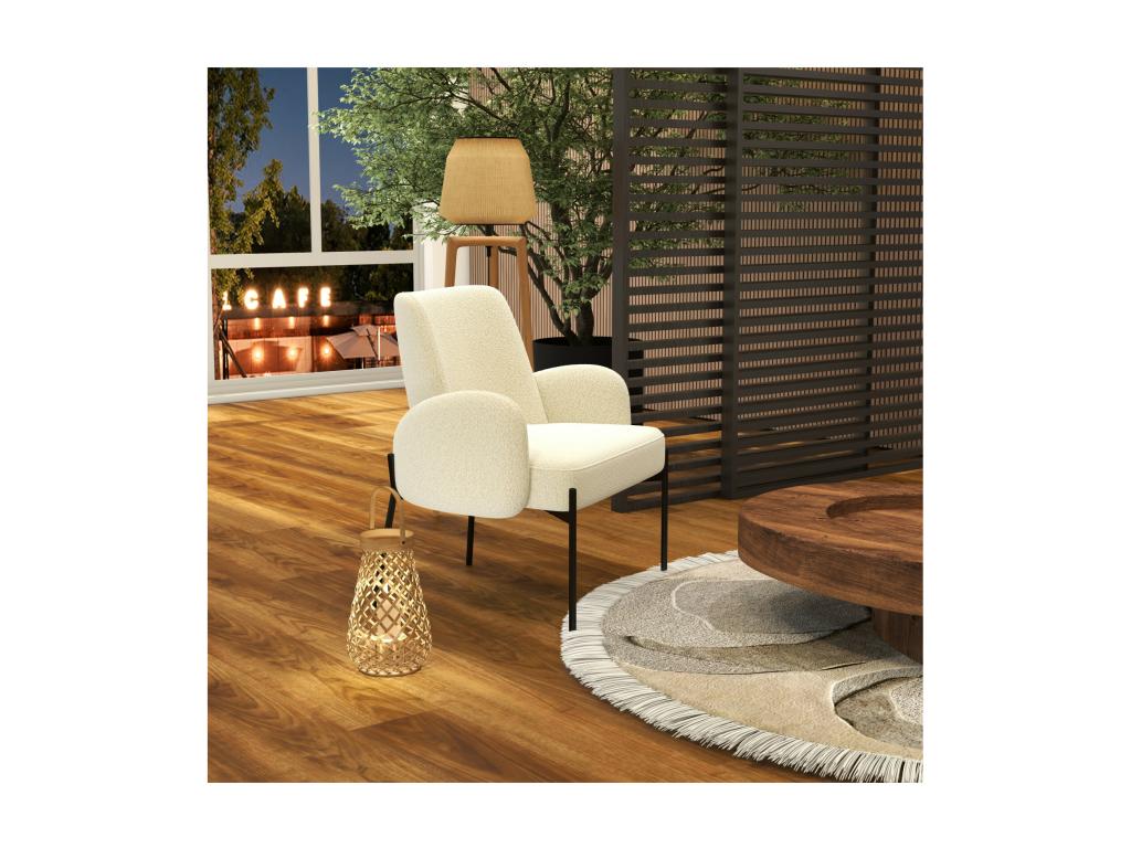 Mobenze-Mobenze de Mobenze écru et métal noir OXZS62045