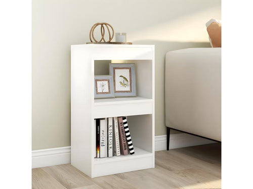Bibliothèque/Séparateur de pièce Blanc 40x30x72 cm VQED39408