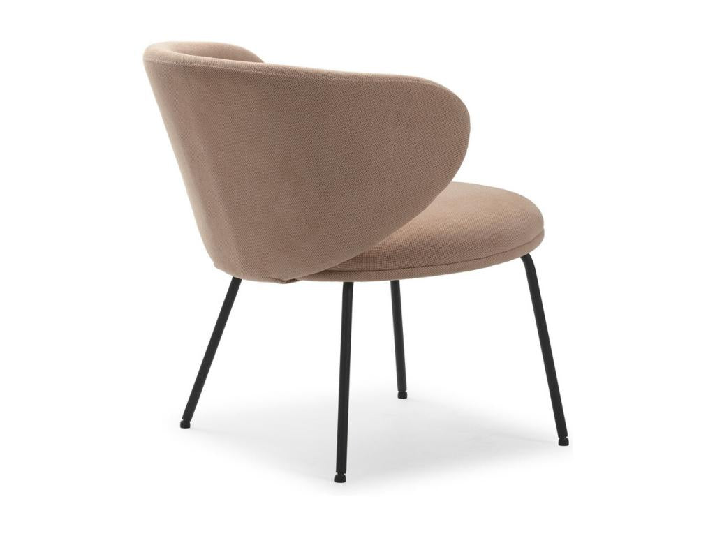Mobenze - Fauteuil en tissu et métal - Rose KXAW04509