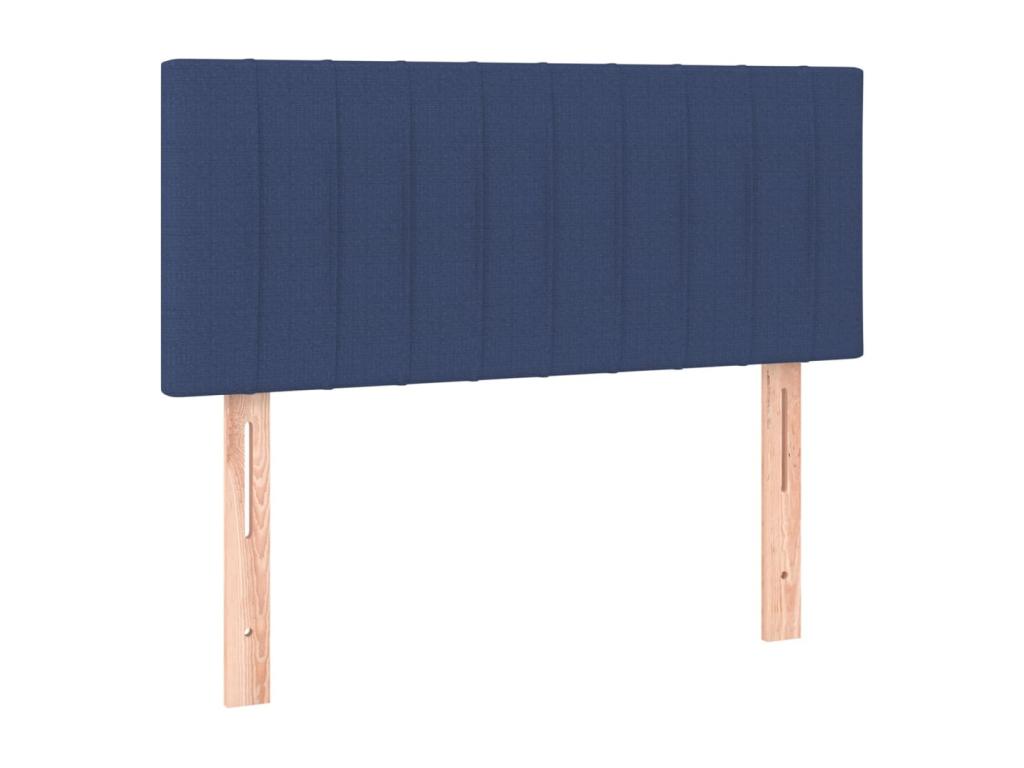 Tête de lit à LED Bleu 100x5x78/88 cm Tissu TJRG83325