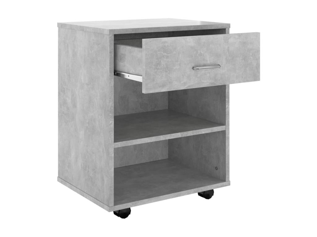 Armoire à Boislis Gris béton 46x36x59 cm Bois d'ingénierie TOTT56215