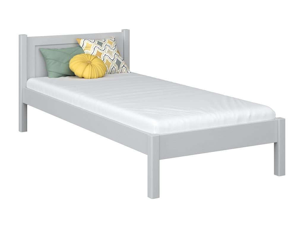 Lit simple en Mobenze N02 Gris 90x200 HEPG26956