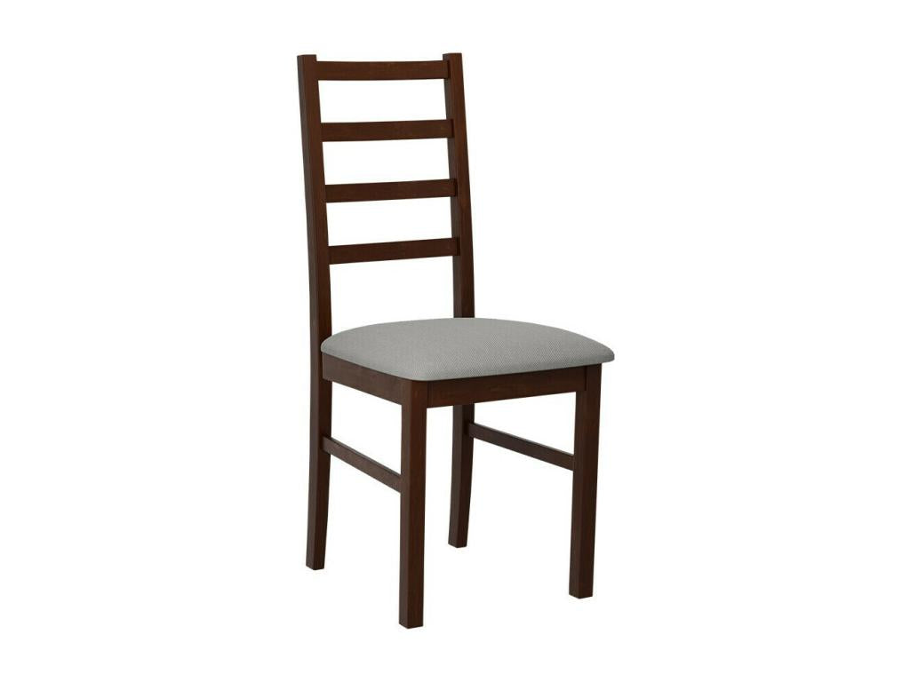 Chaise Mobenze 171 Noix - Gris clair 94x43x40cm Tapisserie En Mobenze CXDB22465