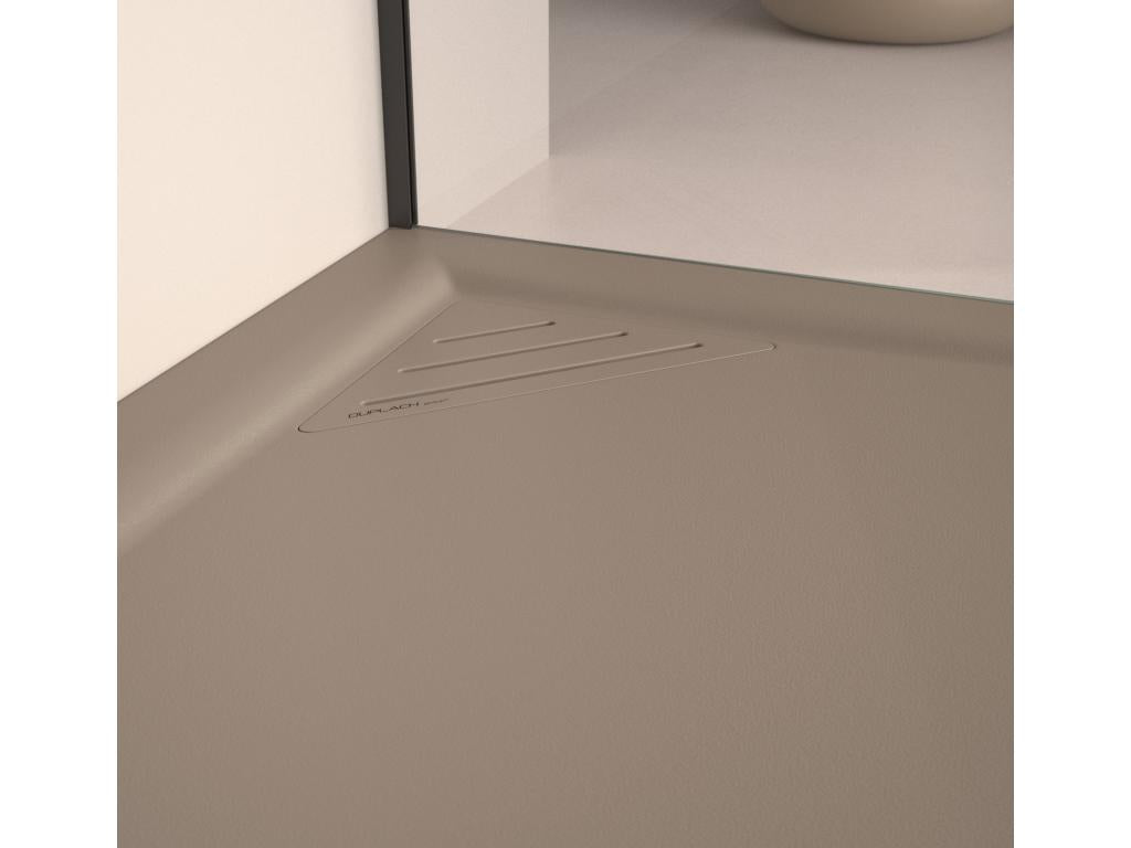 Receveur de douche Sable finition Lisse Mobenze grille de couleur - 100x70 cm JEED84020