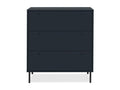 Commode 3 tiroirs bleu Mobenze L80 cm - Mobenze NHGE76191