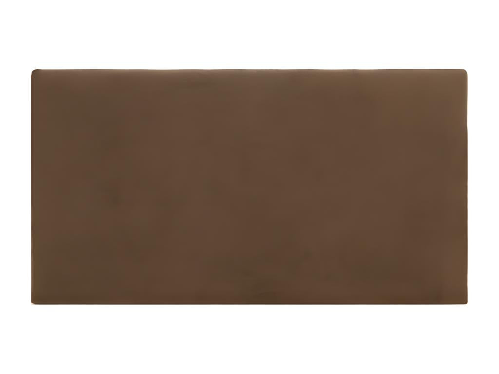 Tête de lit en coton marron 135x80cm - Mobenze XUAD60178