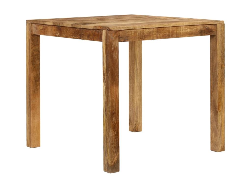 Table à manger Mobenze de manguier massif 82x80x76 cm STNK30564