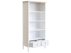 Bibliothèque 2 Tiroirs Design Mobenze 174cm Blanc UOWE60165