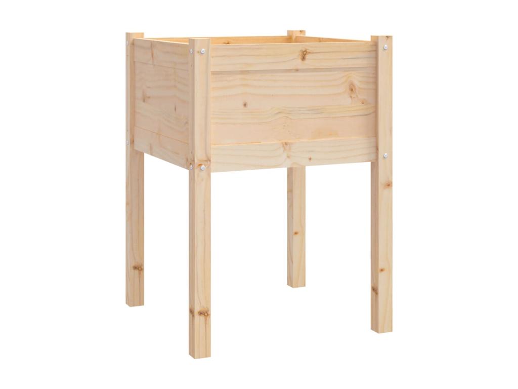 Jardinières d'extérieur 2 pièces 50x50x70 cm Bois de pin massif EJFH77253