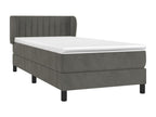 Sommier à Mobenze de lit et matelas Gris foncé 80x200 Mobenze VYTD96425