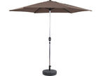 Parasol de jardin droit Alu Sol - Rond - 3m - Boislis - Avec pied à Boislis WEEJ22664