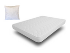 Matelas mousse ECO - 90x200cm et 1 Oreiller accueil mémoire de forme 60x60cm - mousse - 14 cm IOQP19230