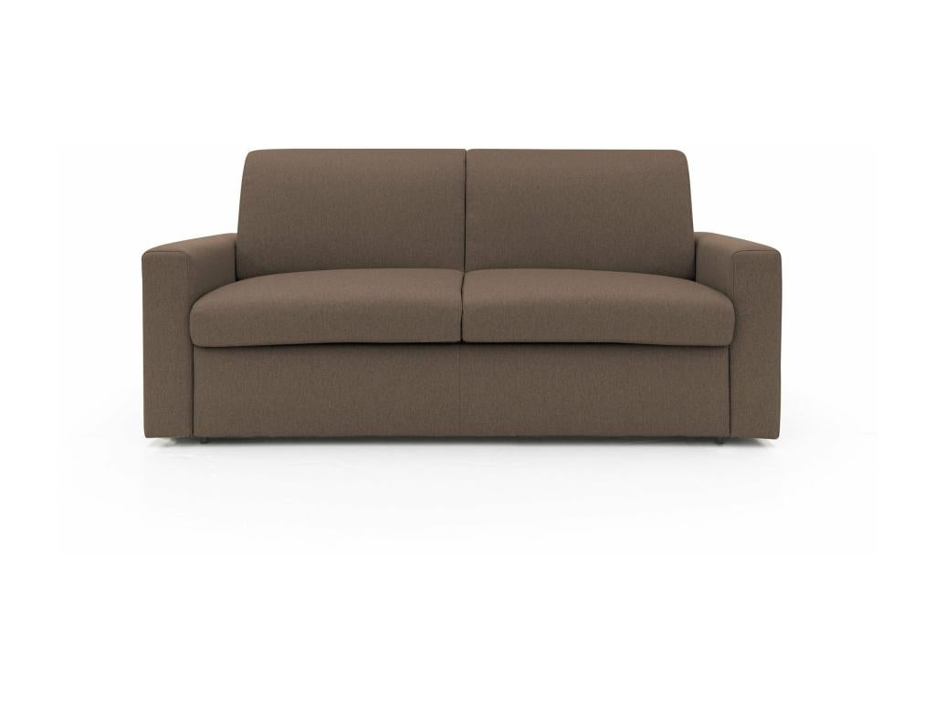 Boislis Canapé lit convertible h20 cm en tissu imperméable T13 172 cm mat- 120x197 brun LVTM98553