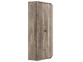 Armoire d'angle 1 porte Boislis Bois et Gris XAAO35860