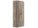 Armoire d'angle 1 porte Boislis Bois et Gris XAAO35860