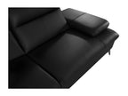 Fauteuil cuir Design avec dossier avance-recul Mobenze Noir ZGBS83118