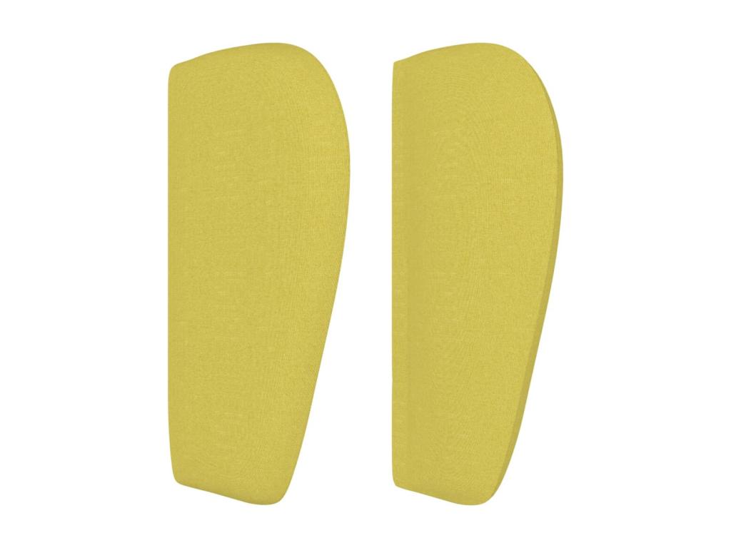 Tête de lit avec oreilles Vert 83x23x78/88 cm Tissu GHIV94214