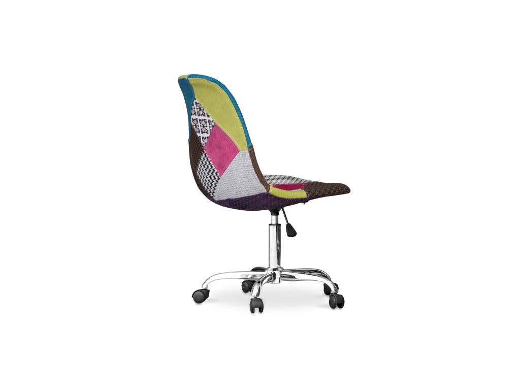 Chaise de Bureau à Mobenze - Chaise de Bureau - Tapissée en Mobenze Multicolore CCAO15074