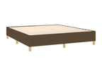 Lit à sommier tapissier avec matelas Marron foncé 180x200 cm CXXN26327