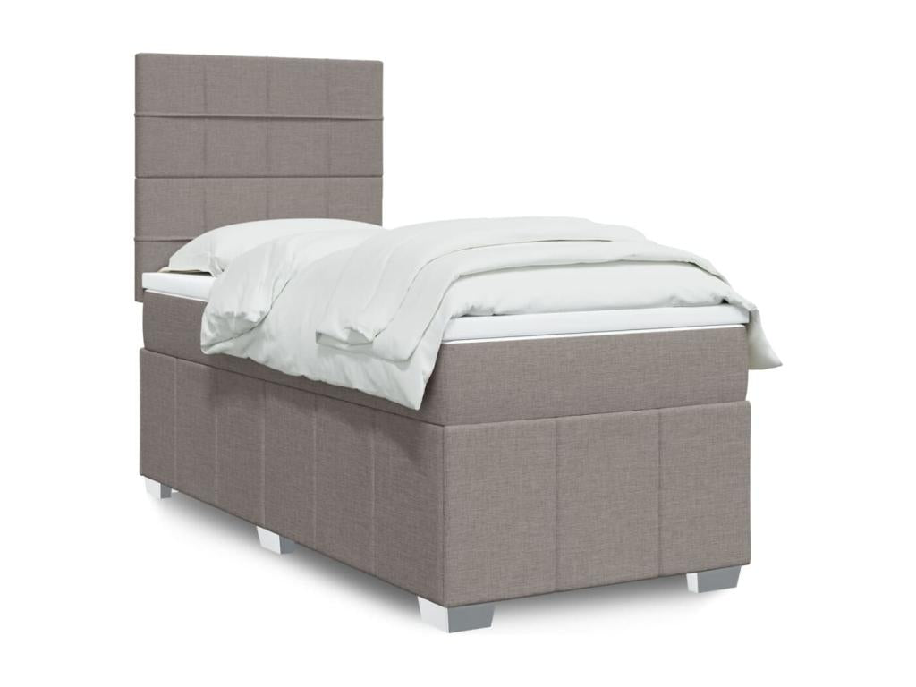 Sommier à Boislis de lit avec matelas Boislis 80x200 cm Tissu IZQR34487