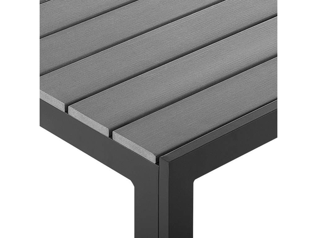 Table de jardin Matériaux synthétiques Gris COMO FUIW06500