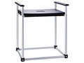 Tabouret de salle de bain Mobenze XXL Noir PU/aluminium QMBS35008