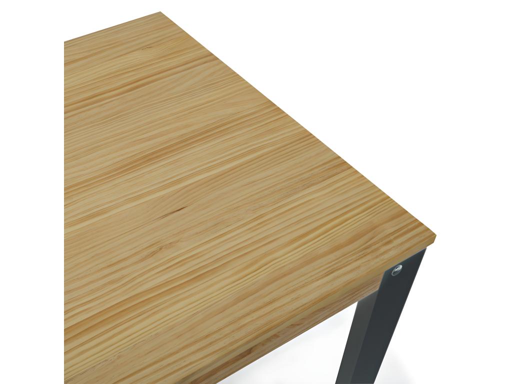 Table Mange debout Mobenze 80x160x110cm Anthracite-Naturel- Meuble Mobenze WVDH28913