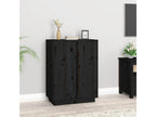 Buffet Noir 60x35x80 cm Mobenze massif de pin KMVS78853