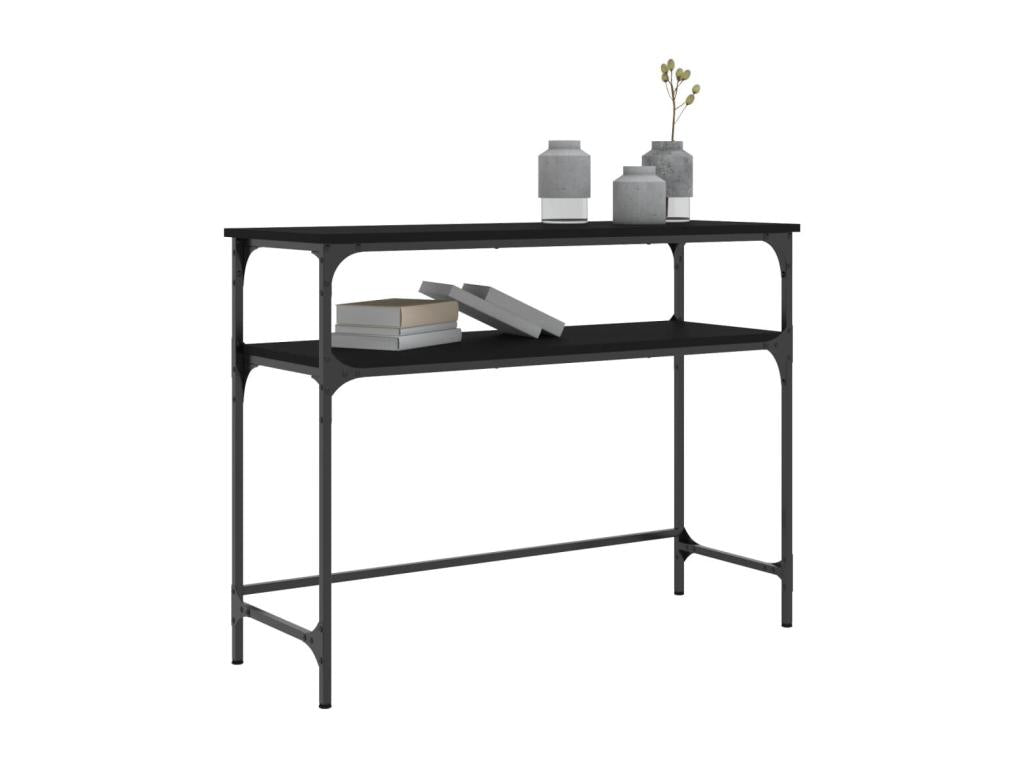Table console noire 100x35,5x75 cm Mobenze d'ingénierie OCON54142