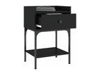 Tables de chevet 2 pièces noir 40,5x31x60 cm Mobenze d'ingénierie XULC42278