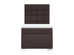 Sommier à Mobenze de lit avec matelas Marron foncé 80x200 cm NRXH40425