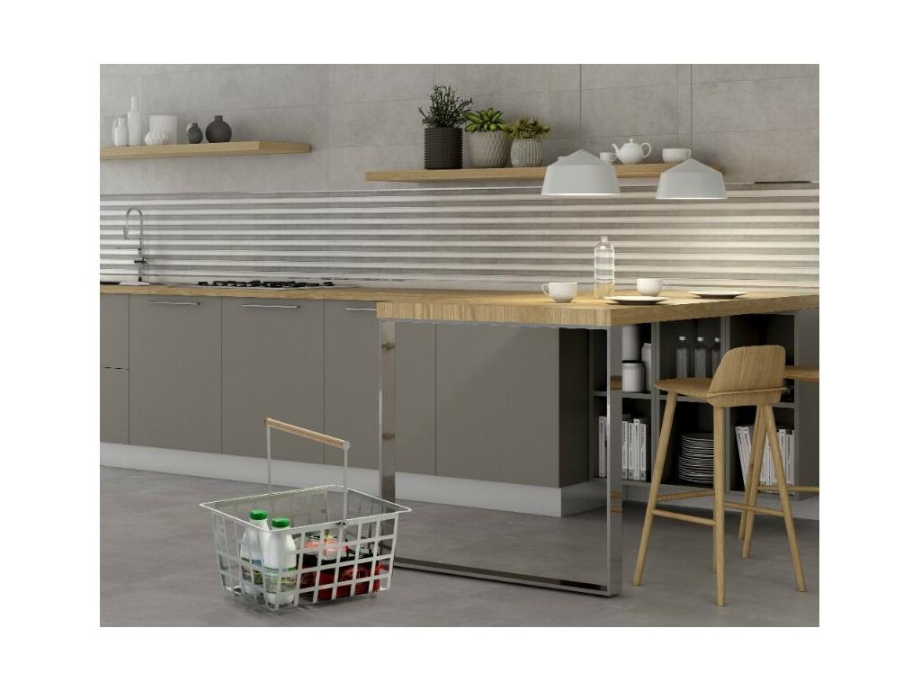 Panier de rangement et décoratif en métal avec poignée taille semi grande Boislis ENQA65961