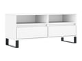 Meuble TV blanc 100x34,5x44,5 cm bois d'ingénierie VJHV54010