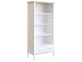Bibliothèque 2 Tiroirs Design Mobenze 174cm Blanc UOWE60165