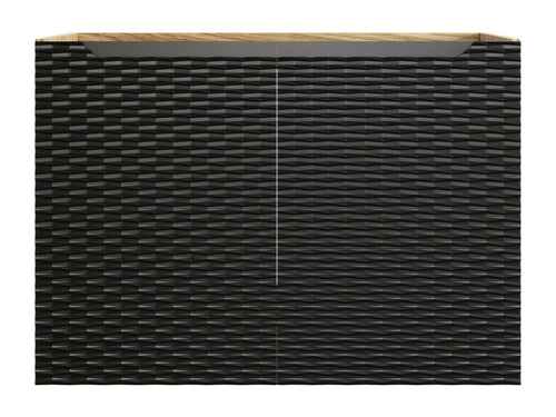 Armoire Sous Lavabos Boislis CUW80 2D 80x46x57 Noir GXEH76877