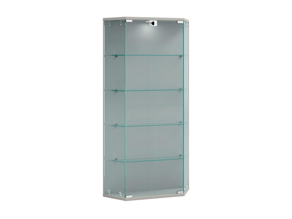 Mobenze mur vitrine suspendue vitrine en verre vitrine murale vitrine en verre Mobenze L Argent GOKK07840