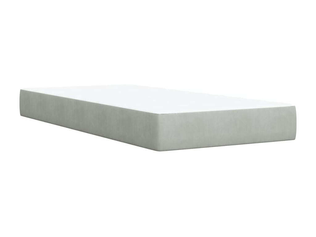 Sommier à Mobenze de lit et matelas Gris clair 80x200 cm Mobenze GKSP73062