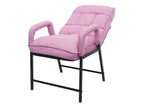 Chaise de salle à manger Mobenze-K40 tissu/textile rose QEBC44498