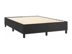 Sommier à Mobenze de lit avec matelas Noir 140x190 Similicuir BXYA87117