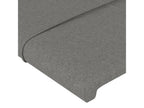 Tête de lit Gris foncé 100x5x78/88 cm Tissu HXVZ90157