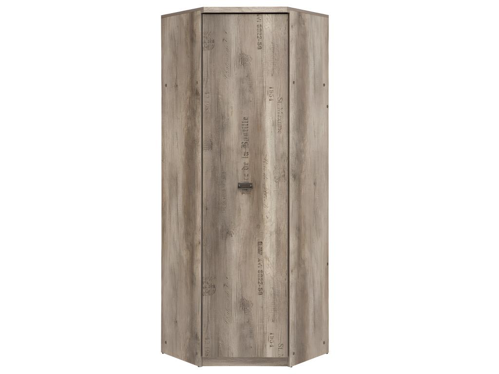 Armoire d'angle 1 porte Boislis Bois et Gris XAAO35860