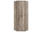Armoire d'angle 1 porte Boislis Bois et Gris XAAO35860