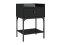 Tables de chevet 2 pièces noir 40,5x31x60 cm Mobenze d'ingénierie XULC42278