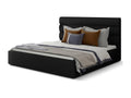 Lit design tissu noir Mobenze - 4 tailles-160x200 VWQX21309