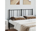 Tête de lit métal noir 140cm EJQM55406